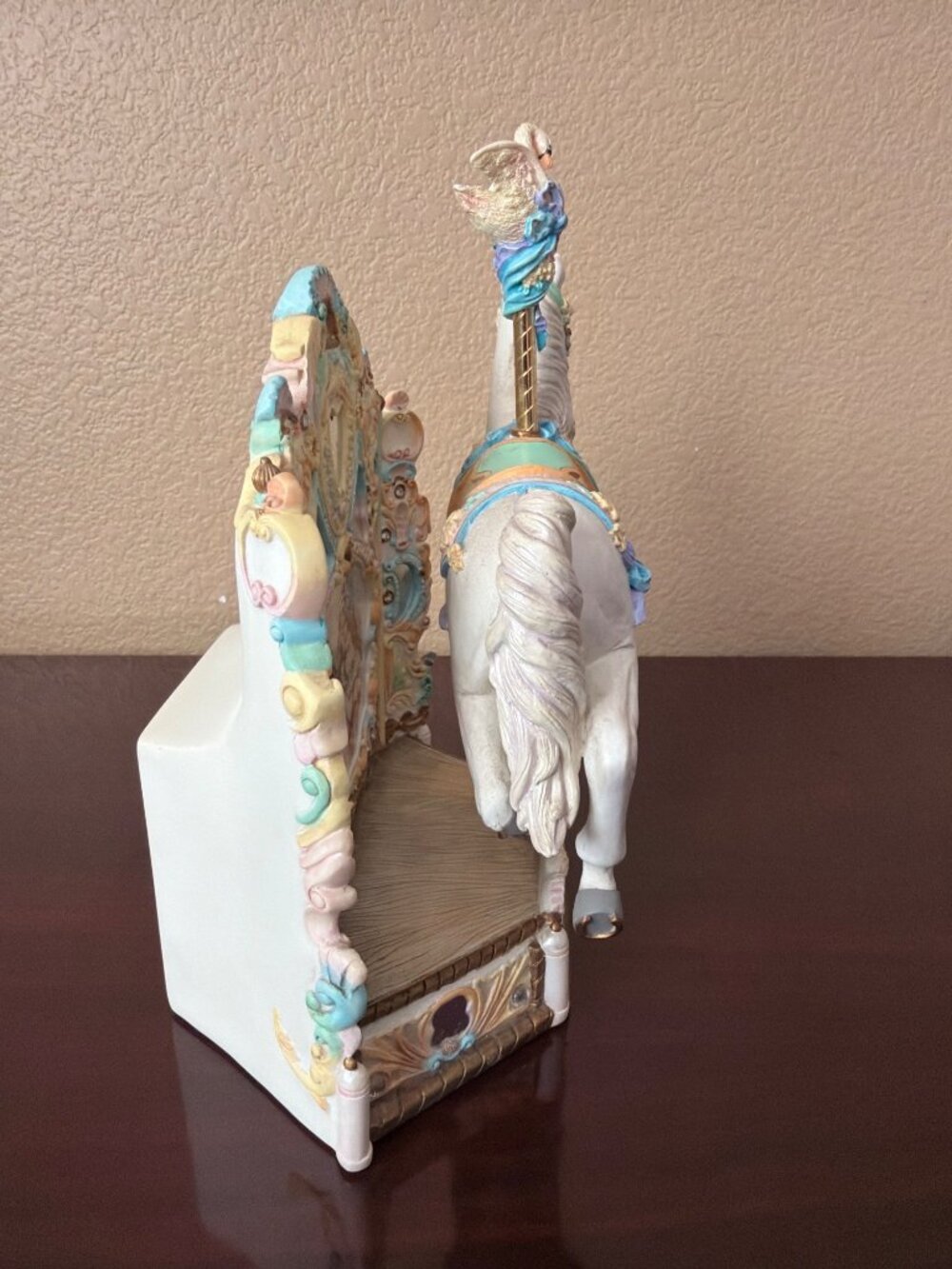 1998 Willitts Ann Dezendorf Carousel Memories Swan Jumper Music Box LE Tested - Picture 8 of 17